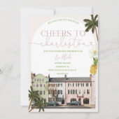 Charleston SC Bachelorette Uitnodiging & Route (Voorkant)