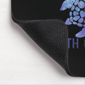Charleston, SC Beach Design _ Tribal Turtle Gift Muismat (Hoek)