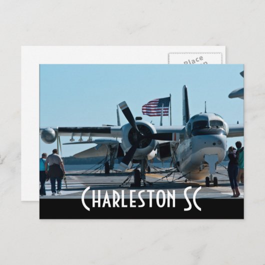 Charleston SC Briefkaart (Voorkant / Achterkant)