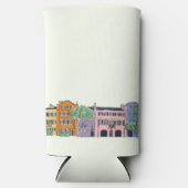 Charleston, SC Bruiloft Koelbox Seltzer Blikjeskoeler (Voorkant)