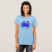 Charleston SC Crab T-shirt (Voorkant volledig)