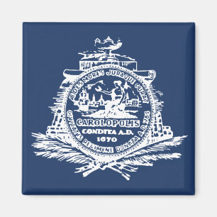 Charleston, SC Flag Magneet