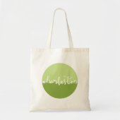 Charleston, SC | Green Circle Ombre Tote Bag (Voorkant)