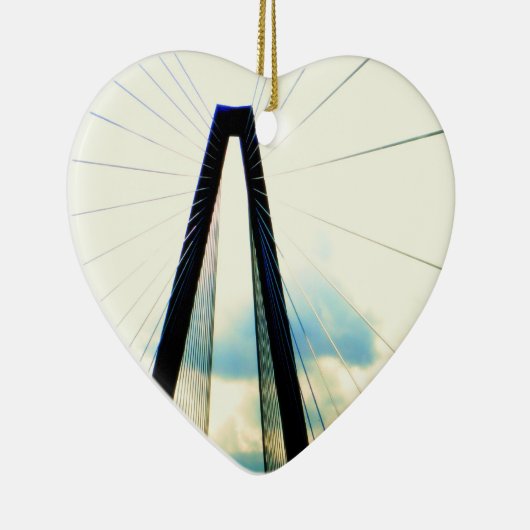 Charleston SC Heart Ornament (Rechts)