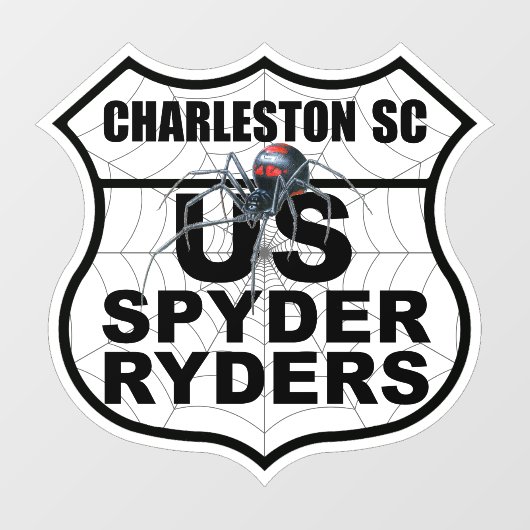 Charleston SC-hoofdstuk - Decal Hoofdstuklogo (Vel)