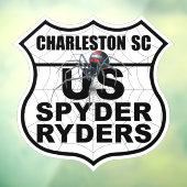 Charleston SC-hoofdstuk - Decal Hoofdstuklogo (Vel 3)
