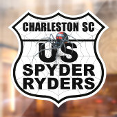 Charleston SC-hoofdstuk - Decal Hoofdstuklogo (Vel 2)