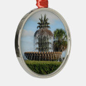 Charleston SC Pineapple Fountain Ornament (Rechts)