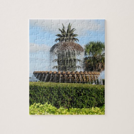 Charleston SC Pineapple Fountain Puzzle Legpuzzel (Verticaal)