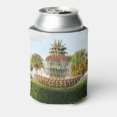 Charleston SC Pineapple Fountain, Waterfront Park Blikjeskoeler (Blikje Achterkant)