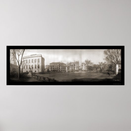 Charleston SC Square Photo 1909 Poster (Voorkant)