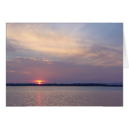 Charleston SC Sunset ~ Psalms 113:3 wenskaart