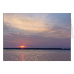 Charleston SC Sunset ~ Psalms 113:3 wenskaart