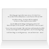 Charleston SC Sunset ~ Psalms 113:3 wenskaart (Binnen Horizontaal (Boven))