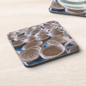 Charleston SC Sweetgrasbeugen Cork Onderzetters (Linkerzijde)