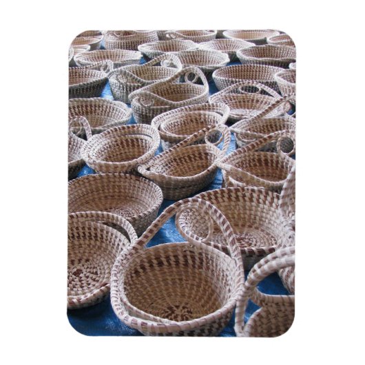 Charleston SC Sweetgrass Manden Magneet (Verticaal)