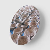 Charleston SC Sweetra Baskets Clock Ronde Klok (Hoek)