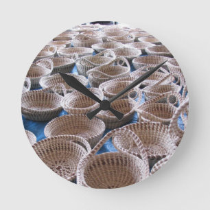 Charleston SC Sweetra Baskets Clock Ronde Klok