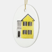 Charleston Single House Ornament (Links)