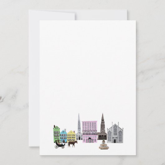 charleston skyline kaart (Voorkant)