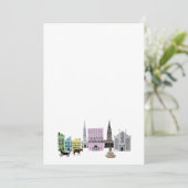 charleston skyline kaart (Staand voorkant)