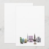 charleston skyline kaart (Voorkant / Achterkant)