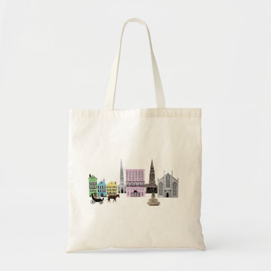 charleston skyline tote bag (Voorkant)