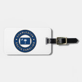 Charleston South Carolina Bagagelabel (Voorkant horizontaal)