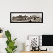 Charleston South Carolina Battery Foto 1909 Poster (Thuiskantoor)