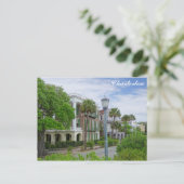 Charleston South Carolina Battery Historic Homes Briefkaart (Staand voorkant)
