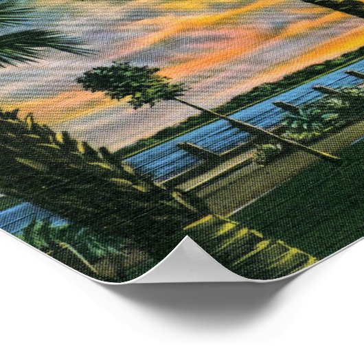 Charleston, South Carolina, Battery Park,  Poster (Hoek)