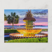 Charleston, South Carolina Beauful Night Briefkaart (Voorkant)