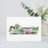 Charleston South Carolina Bedankkaart (Staand voorkant)