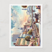 Charleston South Carolina Beroemde Plaats waterver Briefkaart (Voorkant)