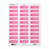 Charleston South Carolina bewoner Adreslabel Etiket (Full Sheet)