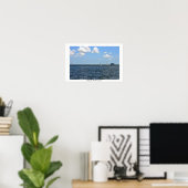 Charleston South Carolina Bridge Poster (Thuiskantoor)