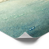 Charleston South Carolina Bridge Waterverf Print (Hoek)