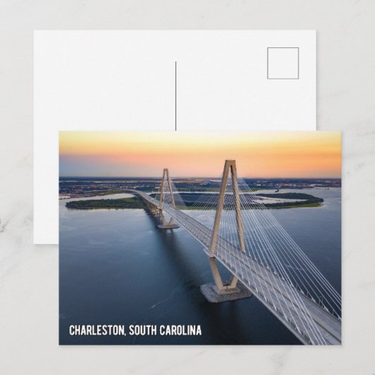 Charleston, South Carolina Briefkaart (Voorkant / Achterkant)