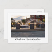 Charleston South Carolina Briefkaart (Voorkant / Achterkant)