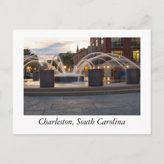 Charleston South Carolina Briefkaart (Voorkant)
