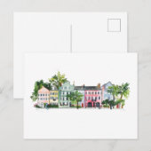 Charleston South Carolina Briefkaart (Voorkant / Achterkant)