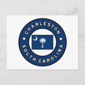 Charleston South Carolina Briefkaart (Voorkant)