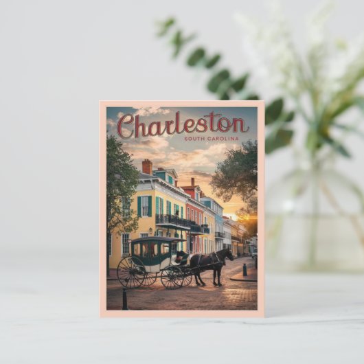 Charleston, South Carolina Briefkaart (Staand voorkant)