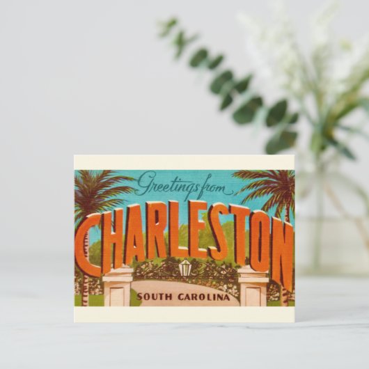 Charleston South Carolina Briefkaart (Staand voorkant)