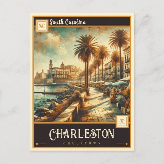 Charleston, South Carolina |  Briefkaart (Voorkant)