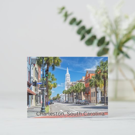 Charleston, South Carolina Briefkaart Souvenir (Staand voorkant)