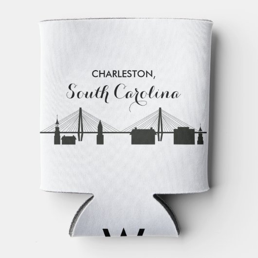 Charleston South Carolina bruiloft Blikjeskoeler (Voorkant)