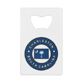 Charleston South Carolina Creditkaart Flessenopener (Voorkant)