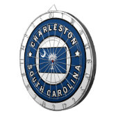 Charleston South Carolina Dartbord (Voorkant Rechts)