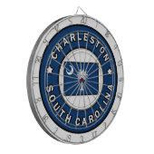 Charleston South Carolina Dartbord (Voorkant Links)